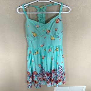 Aqua Summer Dress